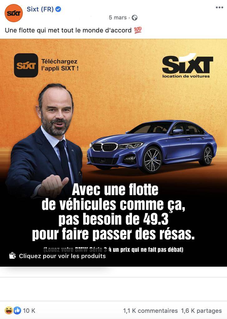 Newsjacking - Une flotte qui met tout le monde d'accord 