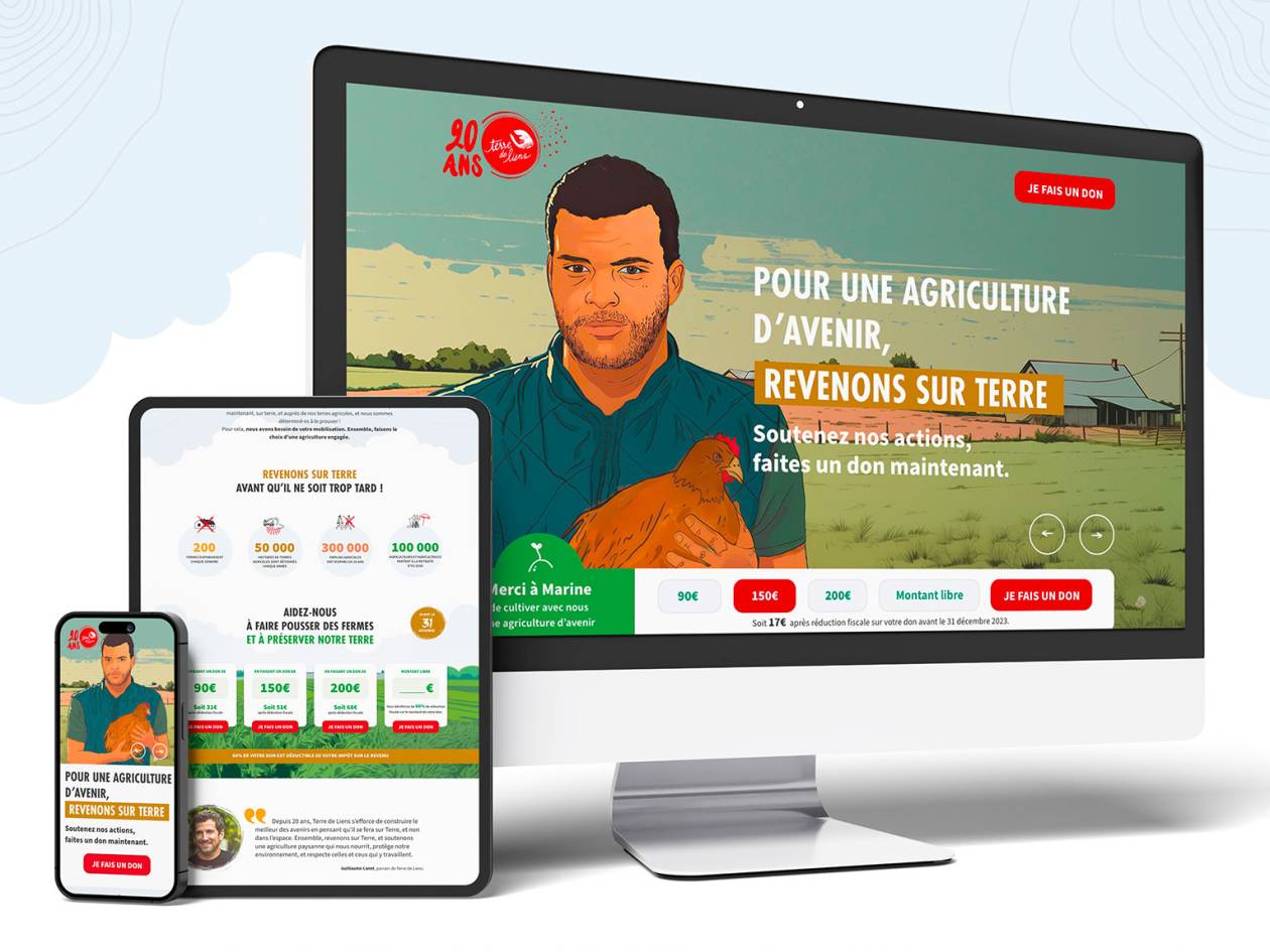 Landing page