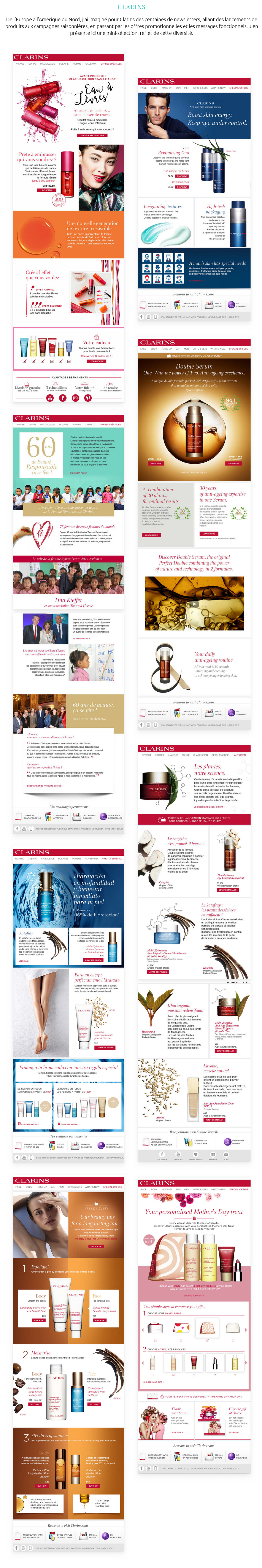 Newsletters Clarins
