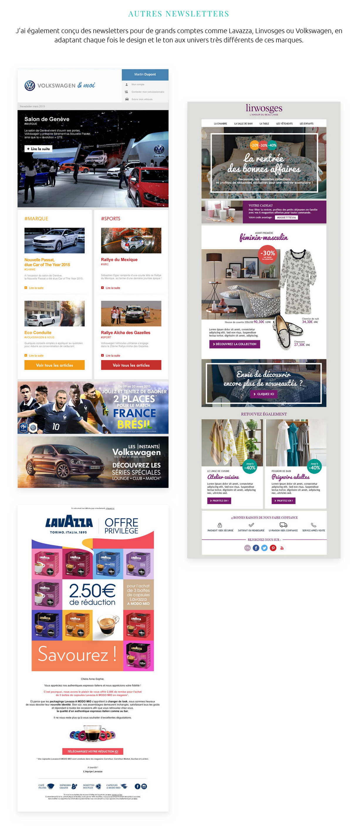 Newsletters diverses