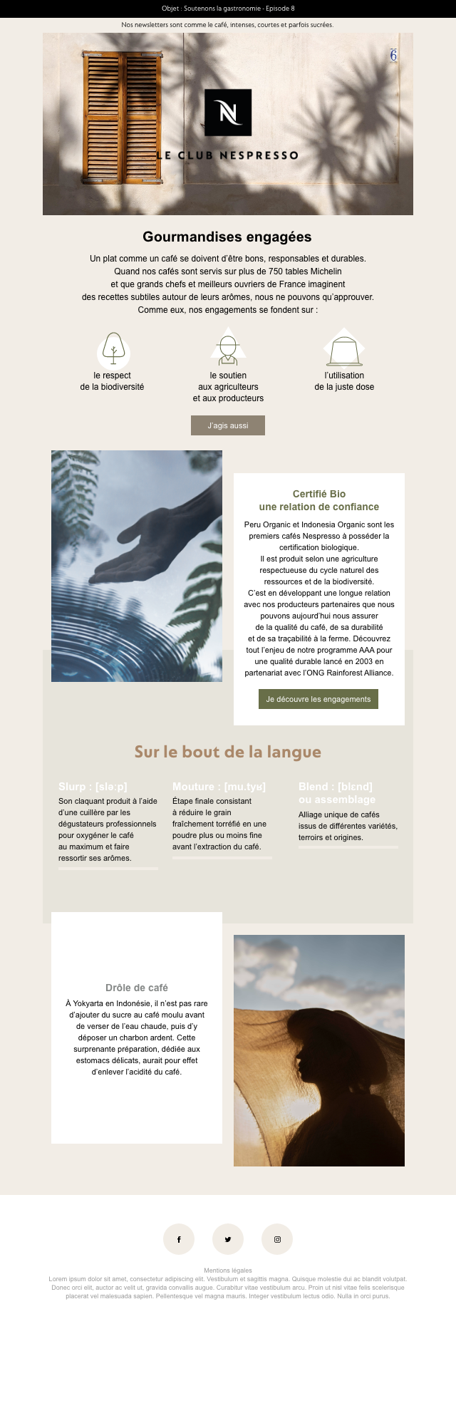 Mail engagé