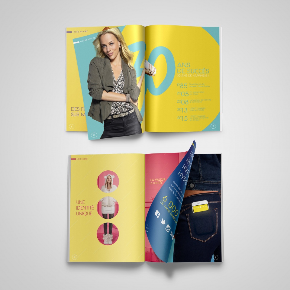 Le magazine contenant la présentation 