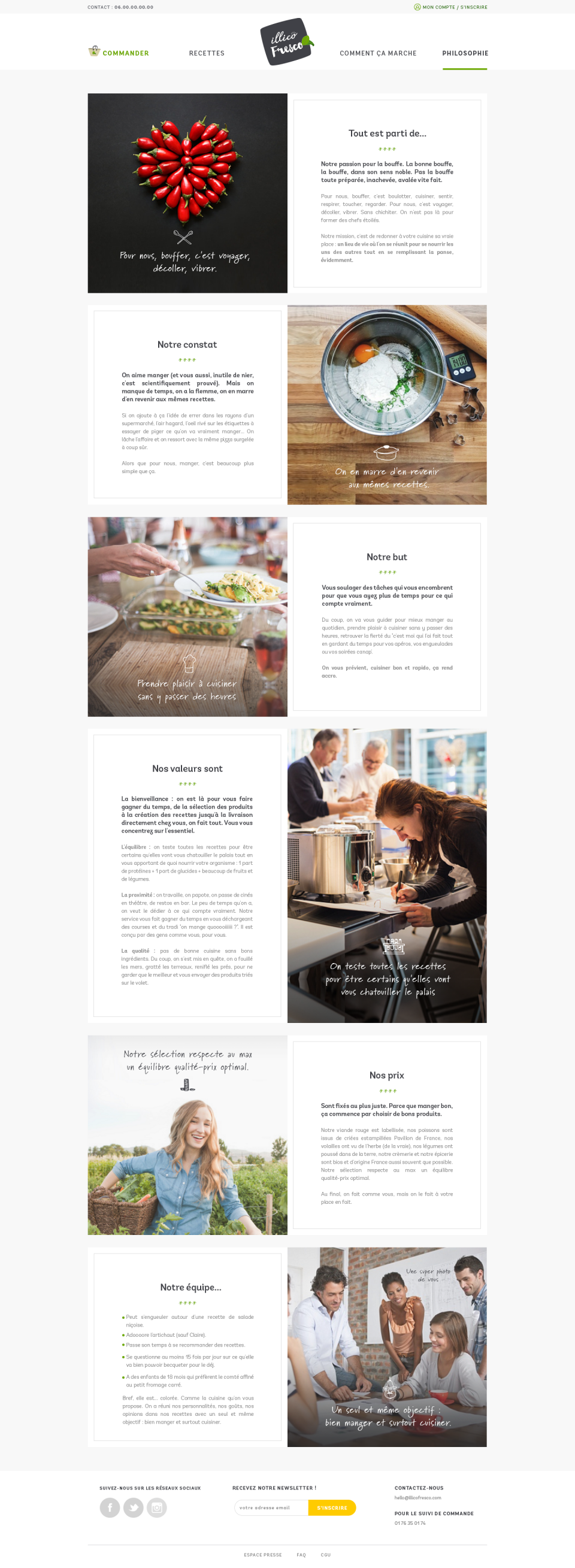 Page Philosophie