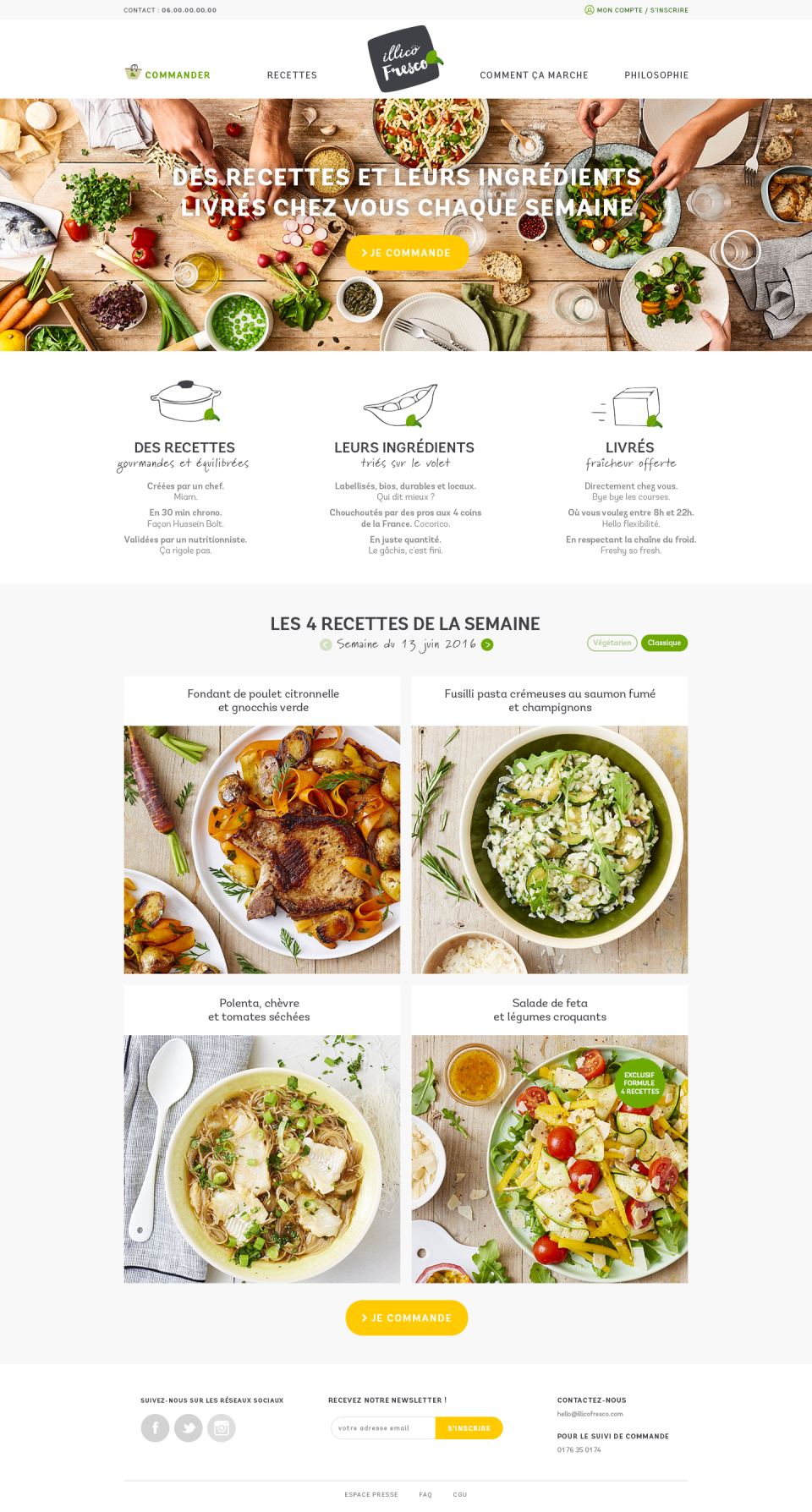 Page d'accueil